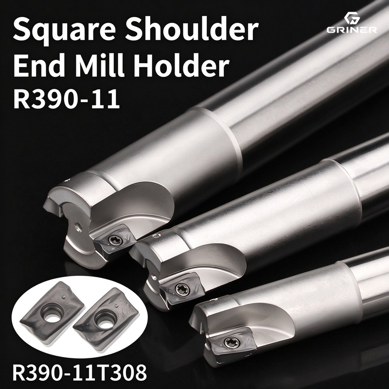 End Mill - GRINER R390‑11T308 Антивибрационный держатель для концевых