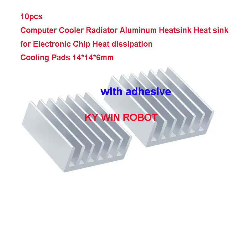 Aluminium Extrusion - 10 шт. миниатюрных алюминиевых радиаторов с