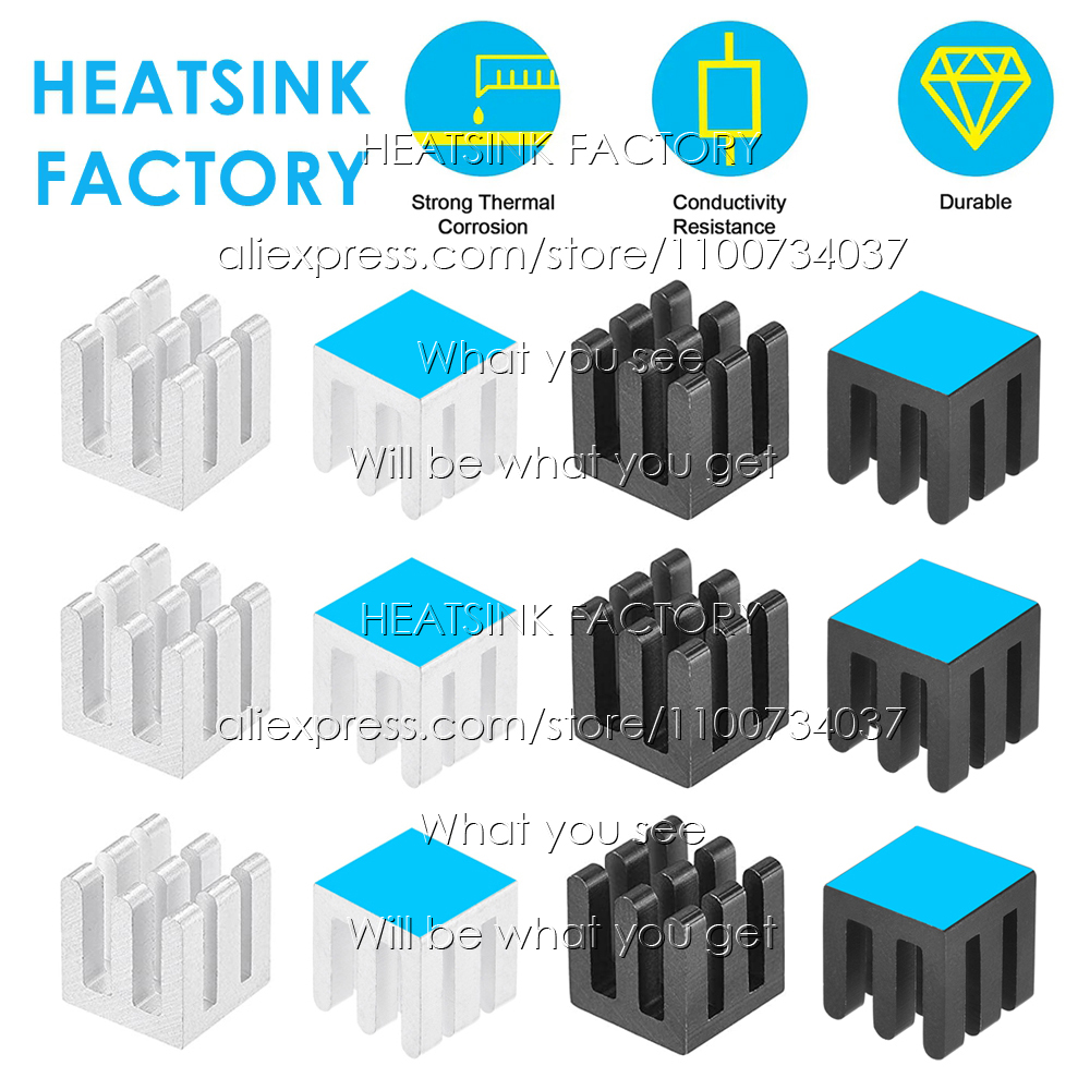 Aluminium Extrusion - Алюминиевый радиатор охлаждения 10 х10 х1,