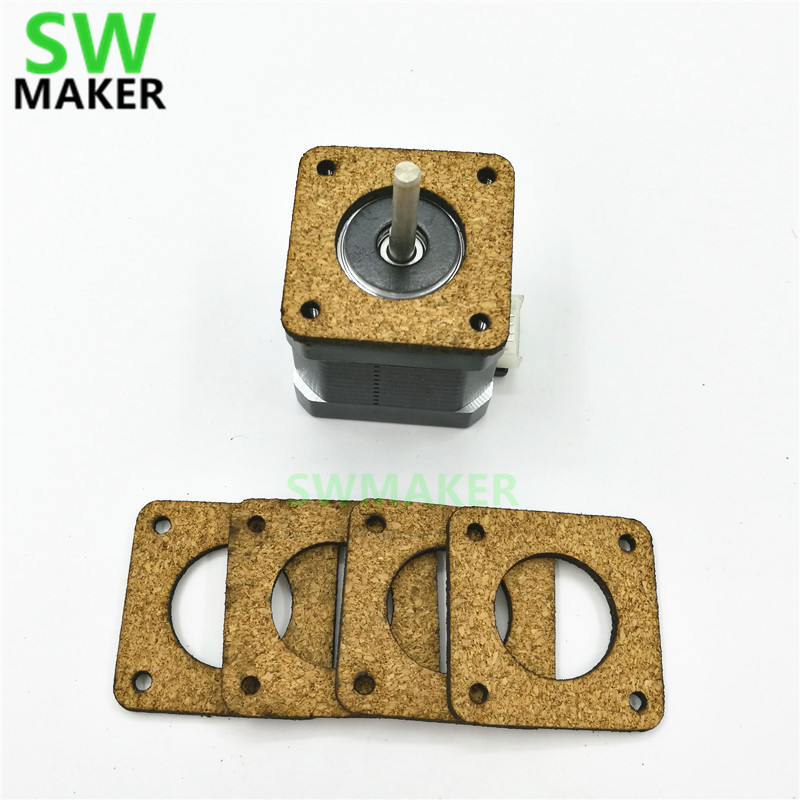 Nema 17 Stepper - 2 шт. 3 мм антивибрационные пробковые