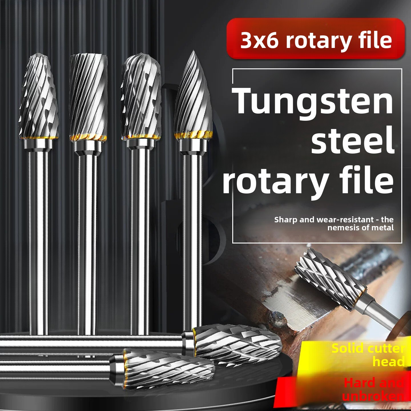 Drill Bit Set - Набор вращающихся фрез из карбида вольфрама