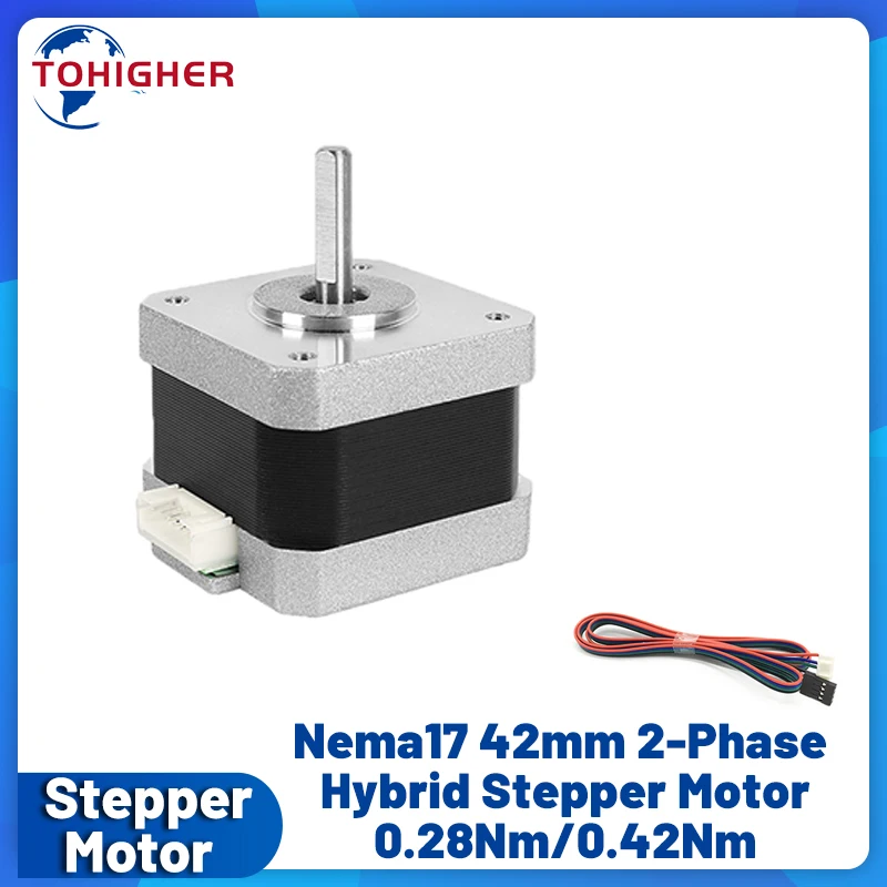 Nema 17 Stepper - Шаговый двигатель Nema17 (42 мм), 4-проводной,