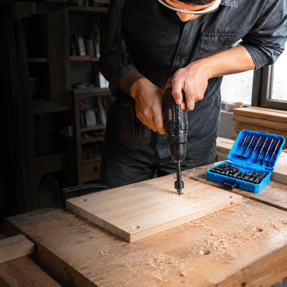 Drill Bit Set - Набор сверл для деревообработки Fuli, изготовленных
