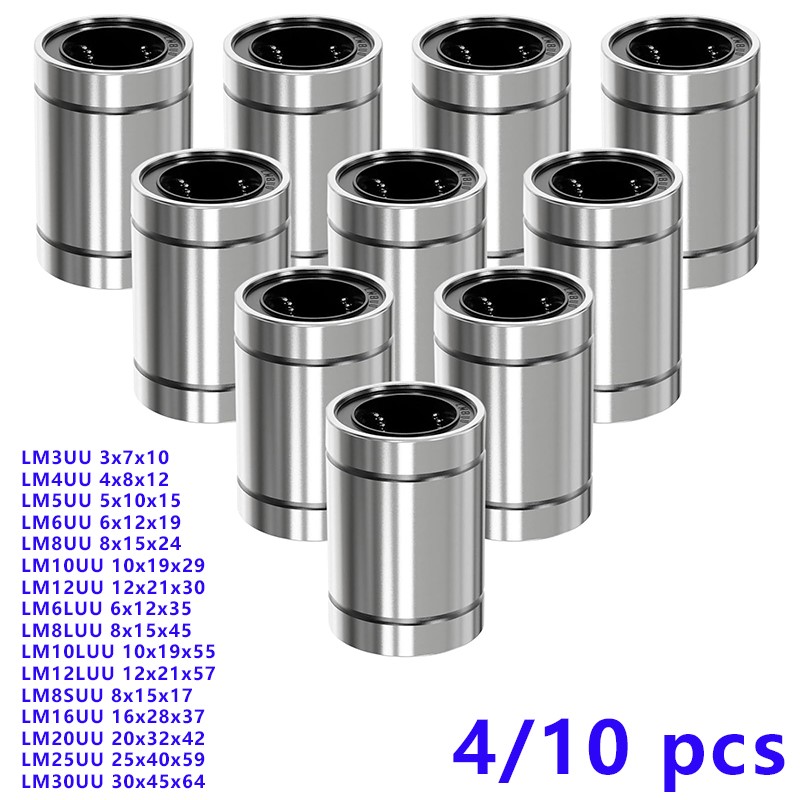 Linear Rod 8Mm - 4/10 шт. LM8UU LM10UU LM16UU LM12UU