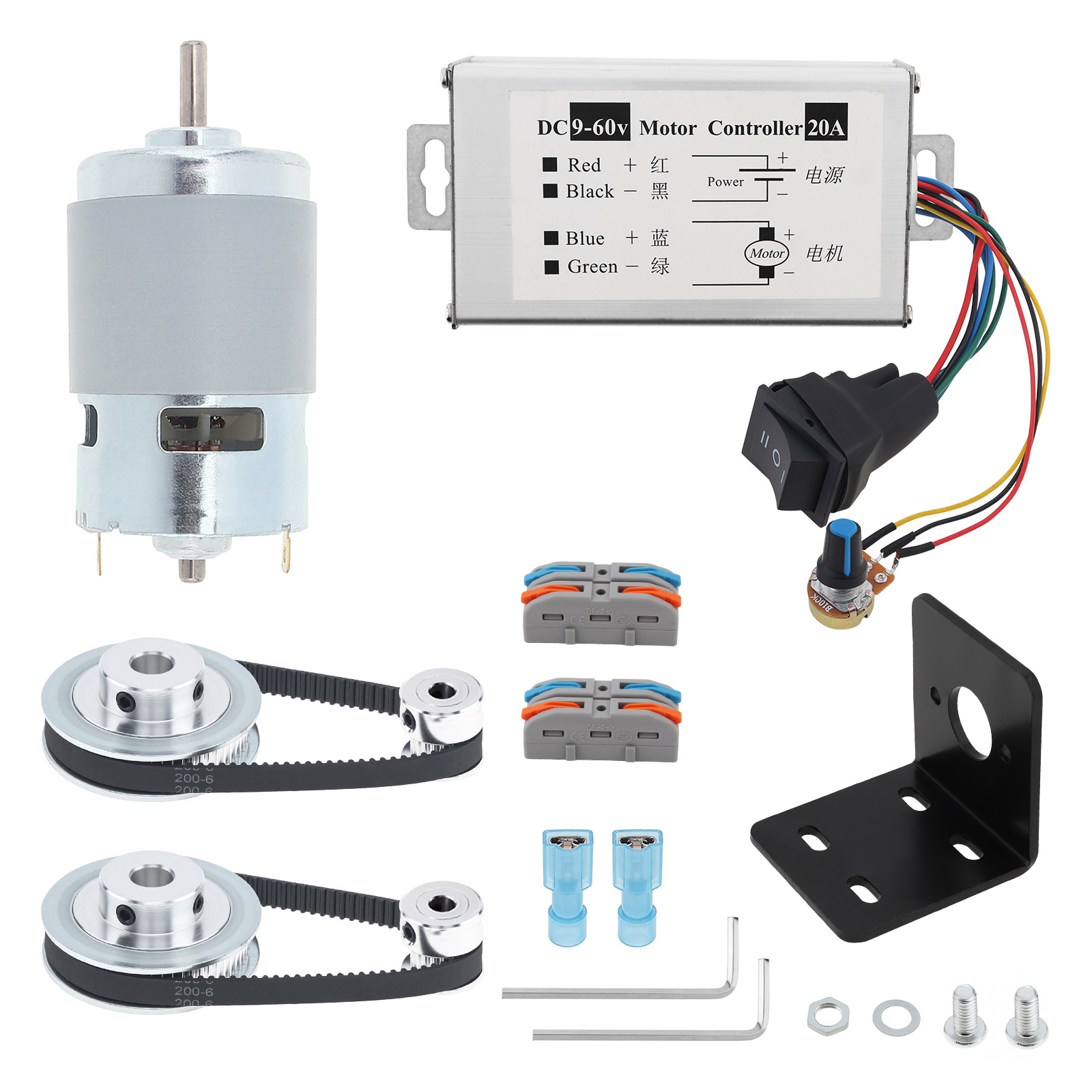 Комплект электродвигателя пост – обзор и цена Gt2 Pulley
