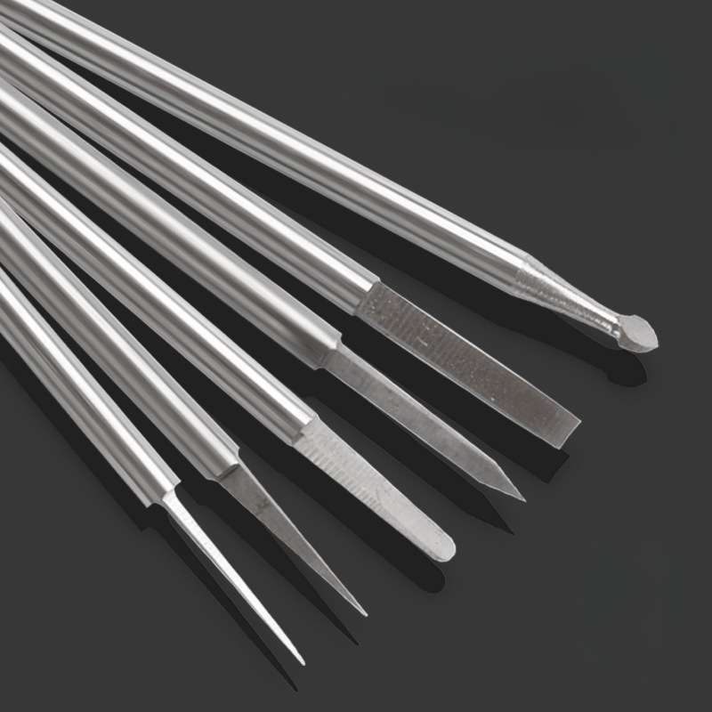 6 шт., набор ножей для гравиро – обзор и цена End Mill Set