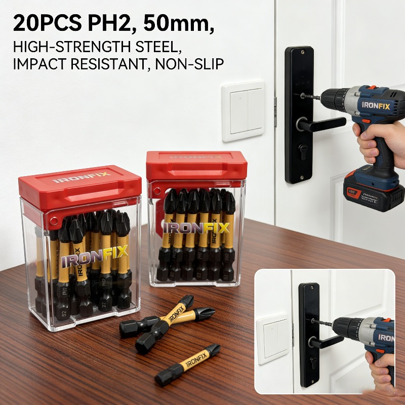 Прочные биты для отвертки PH2, – обзор и цена Drill Bit Set