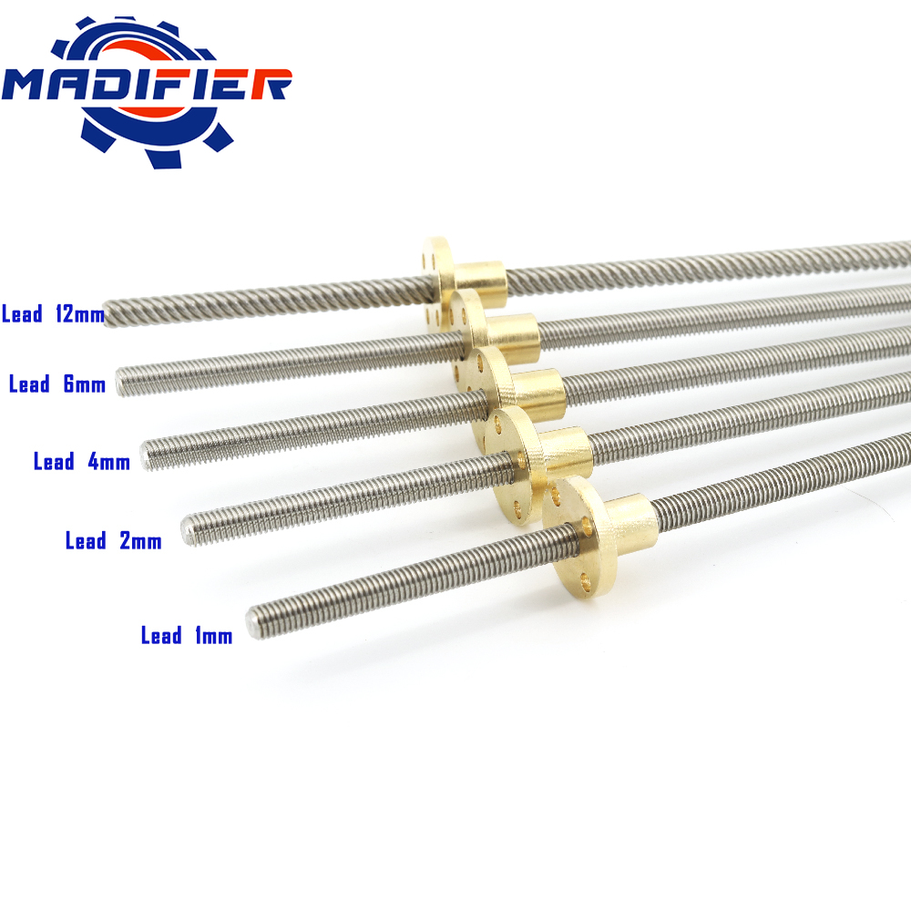 304 нержавеющая сталь T6 длина – обзор и цена Lead Screw 8Mm
