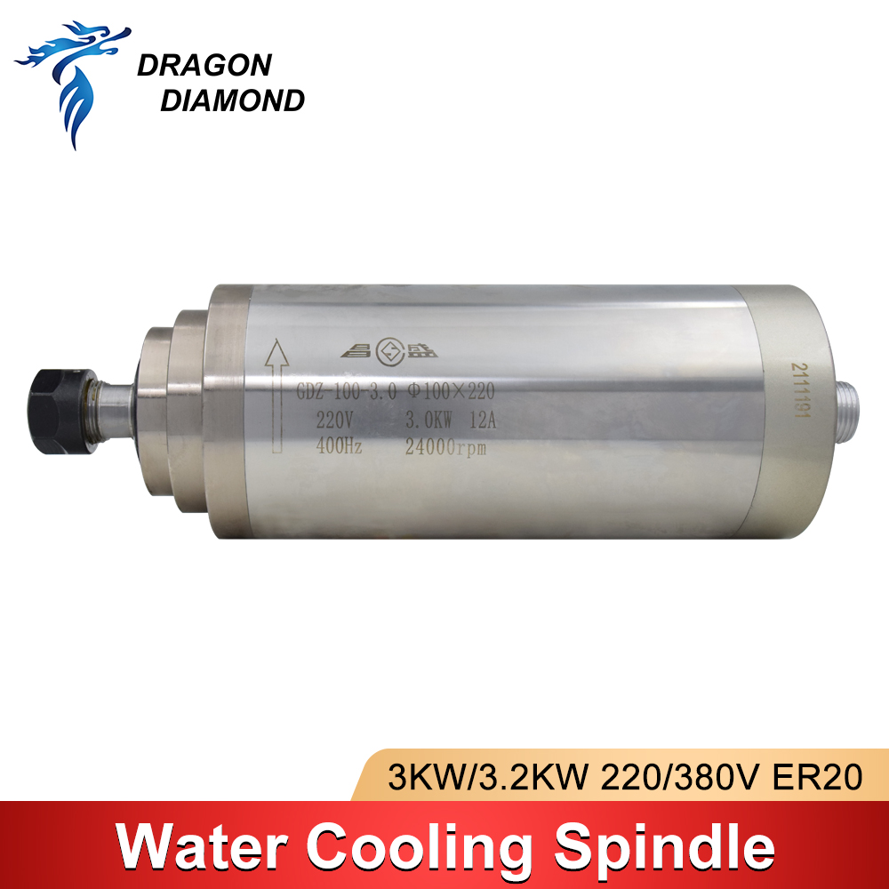 3KW комплект двигателя шпиндел – обзор и цена Water Cooled Spindle