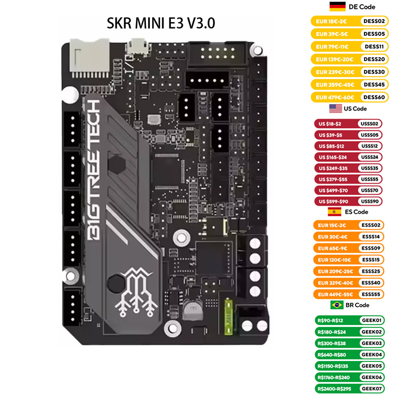 BIGTREETECH SKR MINI E3 V3.0 3 – обзор и цена Lead Screw 8Mm