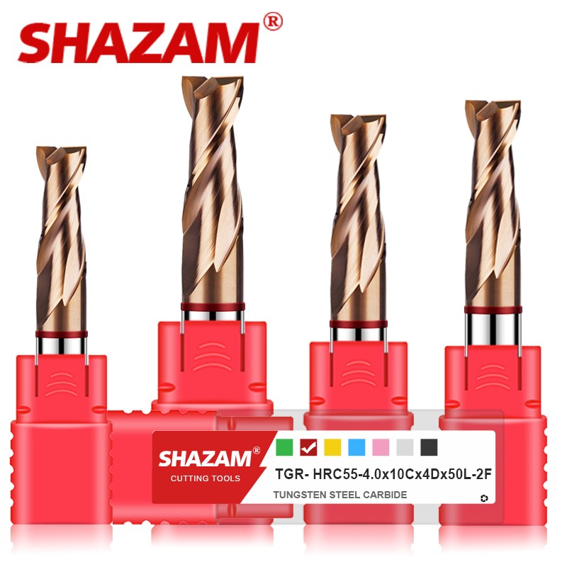SHAZAM TGR-HRC55 2F цветная Кр – обзор и цена End Mill Set